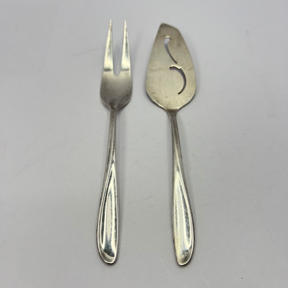 Holmes & Edwards Serving Party Set Silverplate‎ DeepSilver 1957 Vtg Midcentury